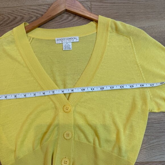 Maggie London Petite Yellow Cardigan – Petite Large - Picture 11 of 11